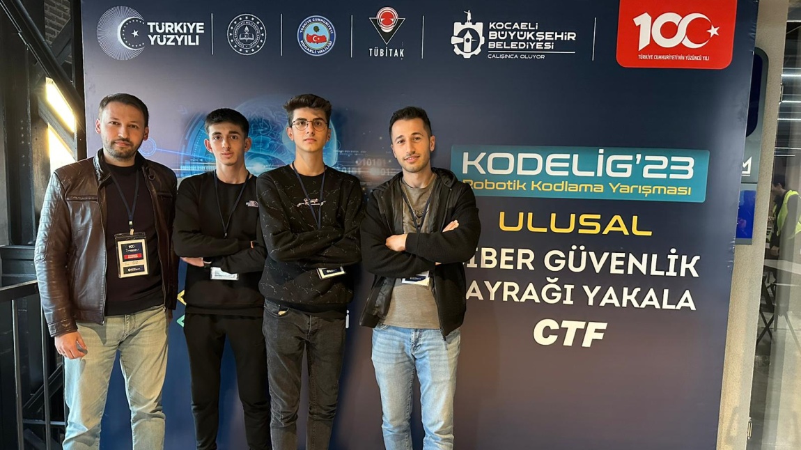 Kocaeli Büyükşehir Belediyesi ve Tubitak'ın düzenlemiş olduğu KODELİG'23 CTF Siber Güvenlik Yarışması Finalindeydik.